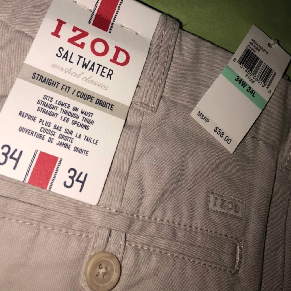 Men’s Izod Saltwater khaki pants
